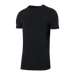 Front of Droptemp Cooling Cotton Crew in Black
