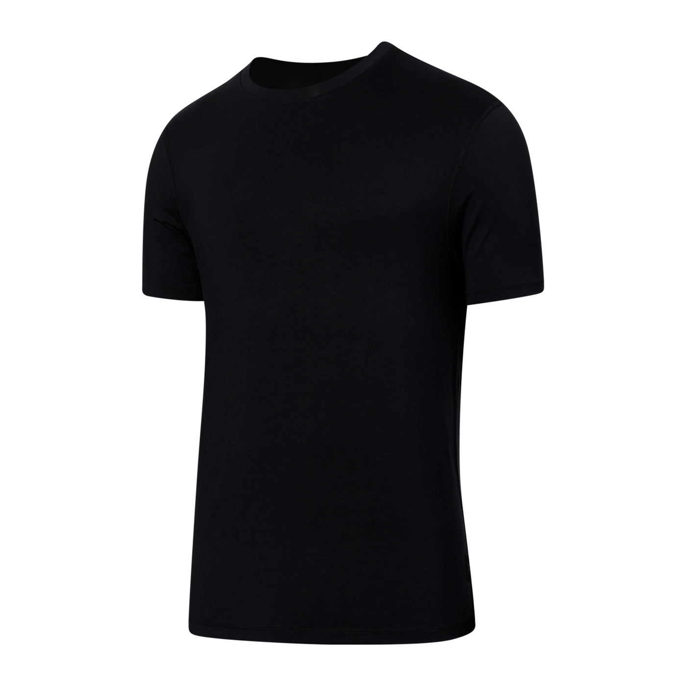 22nd Century Silk Lounge Short Sleeve Crew - Black | – SAXX Underwear