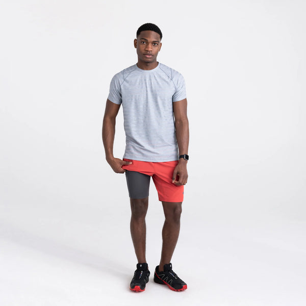 Gainmaker 2N1 Long Training Short Mystic Red SAXX Underwear