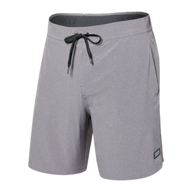Front of Sport 2 Life 2N1 Short 7" in Shark Heather