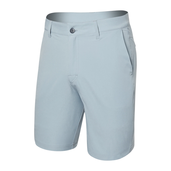 Front of Go To Town 2N1 Short 9" in Light Grey