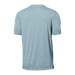 Back of DropTemp All Day Cooling Short Sleeve Tee in Light Aqua Heather