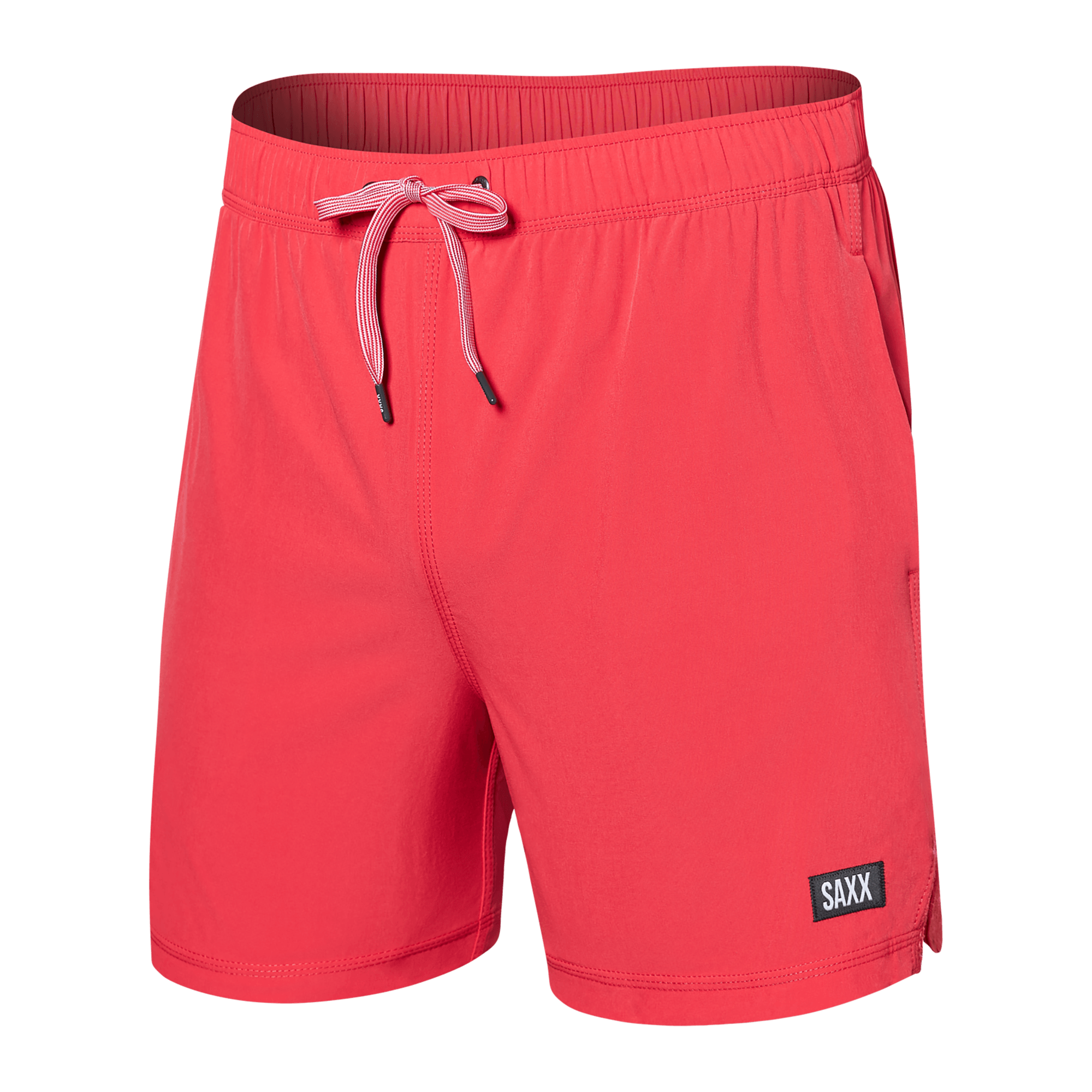 Front of Oh Buoy 2N1 Swim Trunk 5" in Hibiscus