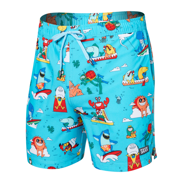Front of Oh Buoy 2N1 Swim Volley Short 5
