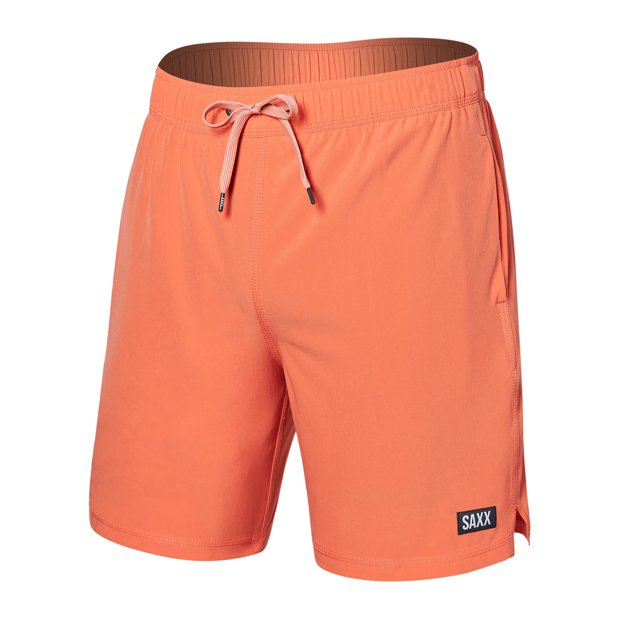 Front of Oh Buoy 2N1 Swim Trunk 7" in Cantelope