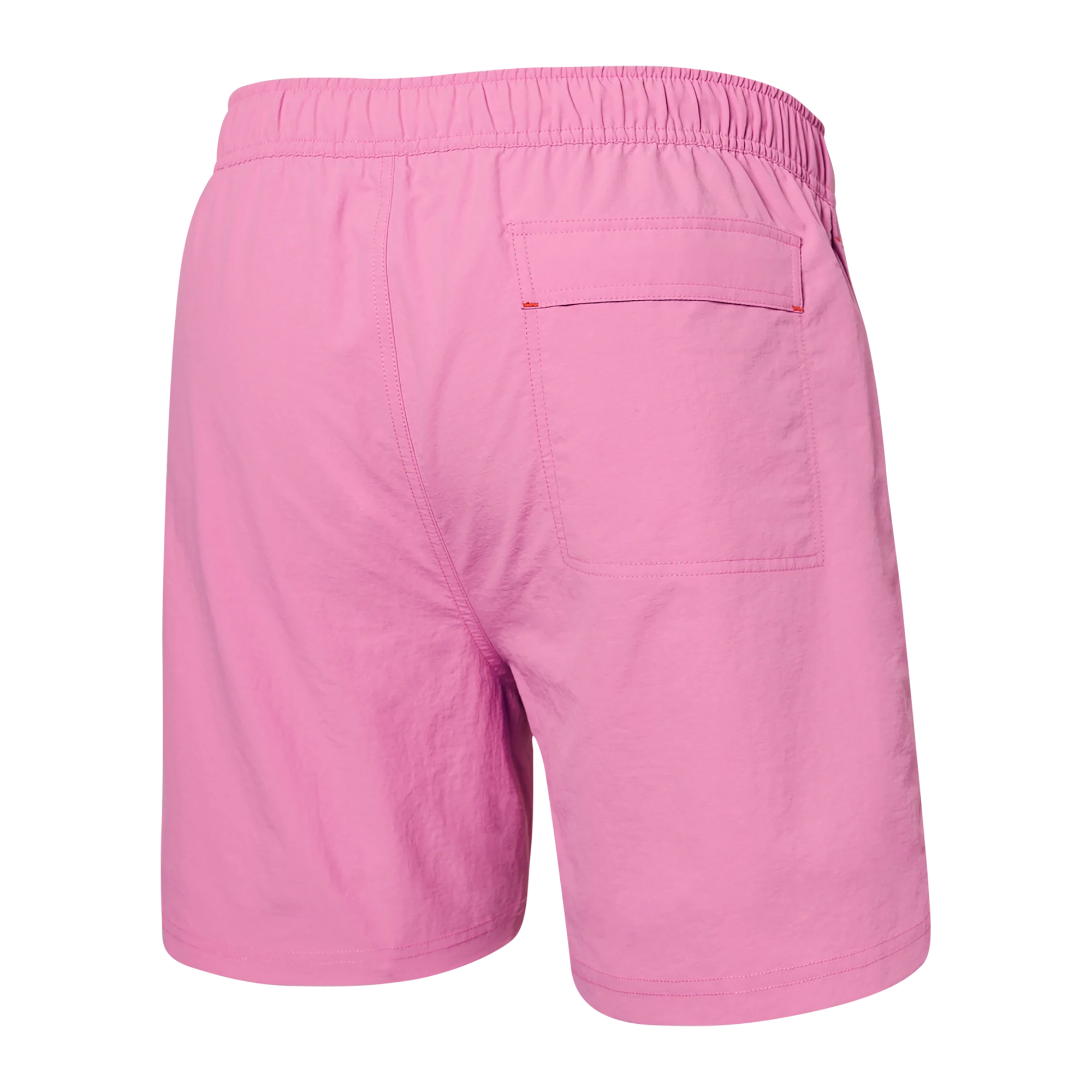 Back of Go Coastal 2N1 Swim Volley Short 5" in Super Orchid