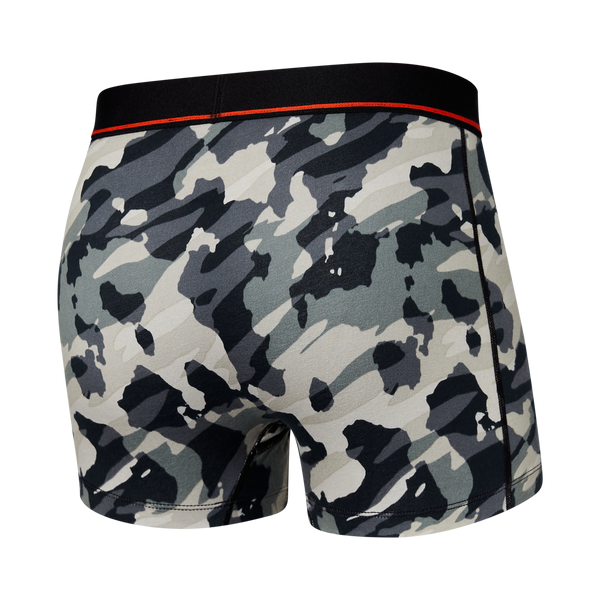 Back of Non-Stop Stretch Cotton Trunk in Pop Grunge Camo- Graphite